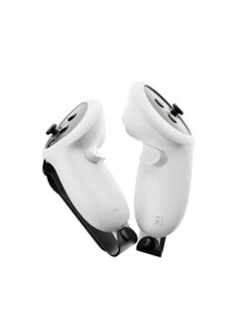 Silicone Protective Case For Meta Quest 3 Controller Gaming Accessory Anti-drop Quest 3 Cover - White - View 2