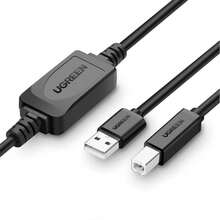 Cable Usb A Usb B Activo Para Impresora Proytector Escaner Multifuncional - 15 Metros - Ver 1