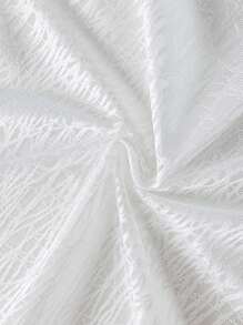 1pc Mesh Curtain With Perforations For Living Room, Bedroom, Kitchen, Patio, Villa