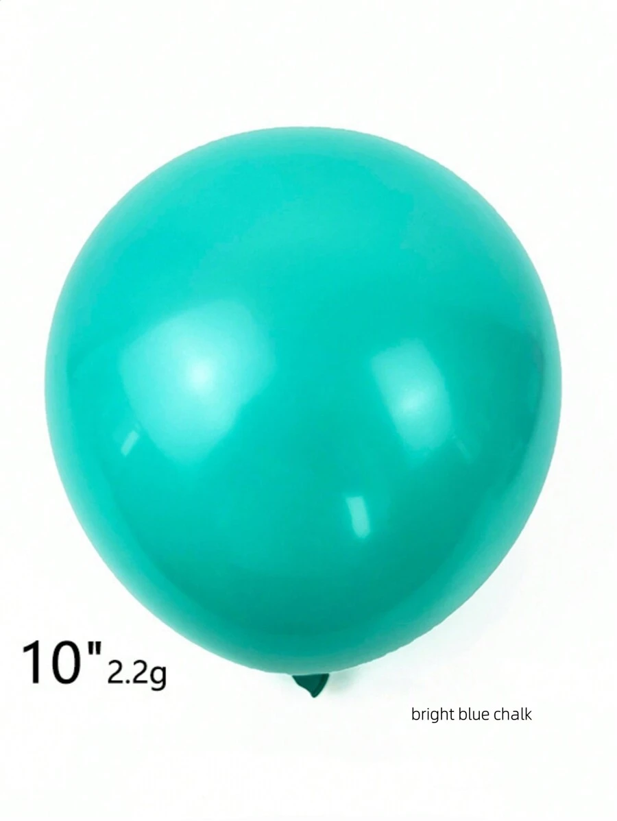 100pcs/Pack 10inch Latex Matte Mint Blue Balloons For Festival Decoration - Mint Blue - View 1