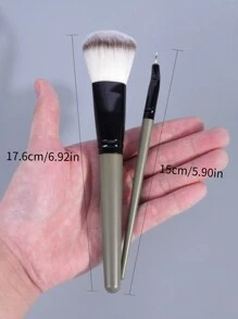 20件套化妆刷套装，包含腮红刷、粉底刷、眼影刷、散粉刷、眉刷、睫毛刷、唇刷、眼线刷等，柔软的化妆工具，化妆刷套装，化妆刷套装，化妆刷套装，全套化妆刷，化妆刷套装，全套化妆工具，刷子套装，化妆刷套装，化妆礼盒，套装，赠品，专业化妆刷，全套化妆工具 - 綠色 - 查看 5