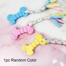 1入組幼犬咬牙玩具,帶互動繩的幼犬咬牙玩具適用於小型犬 - 彩色 - 查看 10