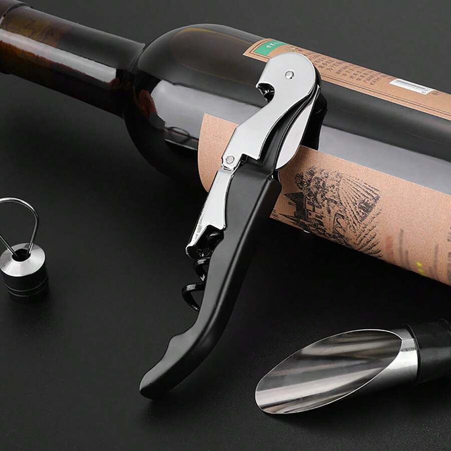 多功能海馬刀,多色不銹鋼紅酒開瓶器,瓶子啤酒開瓶器 1入裝 - 彩色 - 查看 1