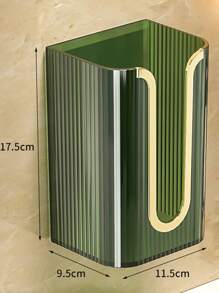 1pc High-End Towel Box Wall Mount Storage Box For Face Towel Or Tissue, No Drilling Required, Suitable For Kitchen & Bathroom Home Bathroom Decor Bathroom Organizer Fall Decor Back To School