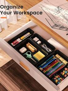 1 Set Mit 8 Teilen, Werkzeugkasten-organizer, Tablett-trennwand-set, Schreibtisch-schubladen-organizer, Garagenorganisation Und Aufbewahrung, Werkzeugkasten-zubehör Für Rollwerkzeug, Truhe, Wagen, Schrank, Werkbank, Kleinteile, Hardware