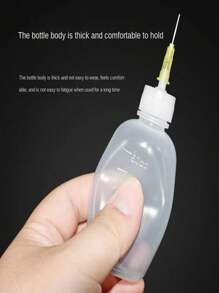 1個工業分配瓶,帶針瓶,鬆散香水瓶,融劑瓶,滴膠小油壺50cc