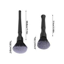 1 件汽車通風口清潔刷,用於汽車美容,帶軟毛,用於除塵和內部清潔