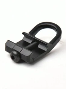 1pc Quick Detach Rsa Gbb Lock Buckle Qd Sling Steel Mount Adapter, For 20mm Rail Hunting Airsoft Rifle Accessories, Hunting Gear - Black - View 4