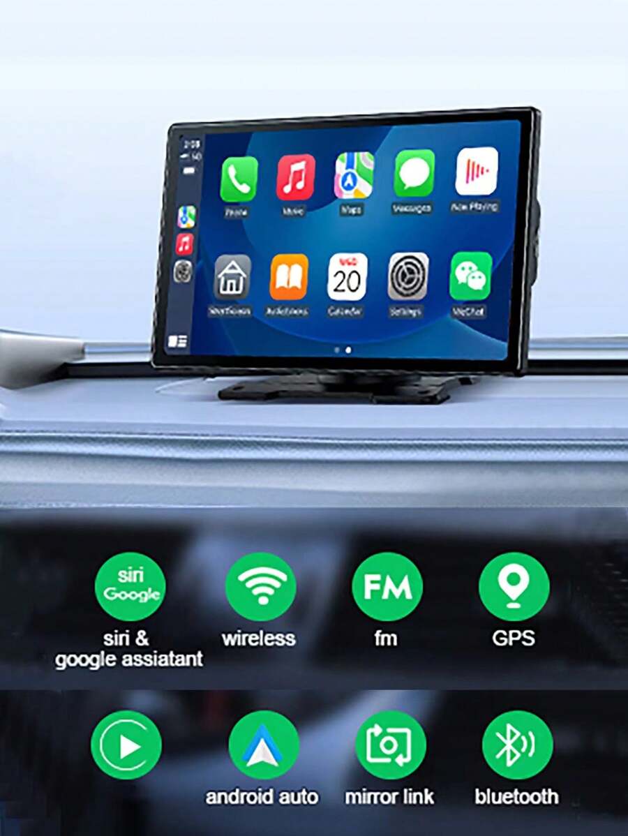 Portable Car Stereo Multimedia Player With Backup Camera/ 5.0/mirror ...