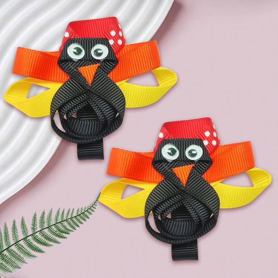 Sh2811 Animal Shaped Hair Clip For Kids - Multicolor - View 1