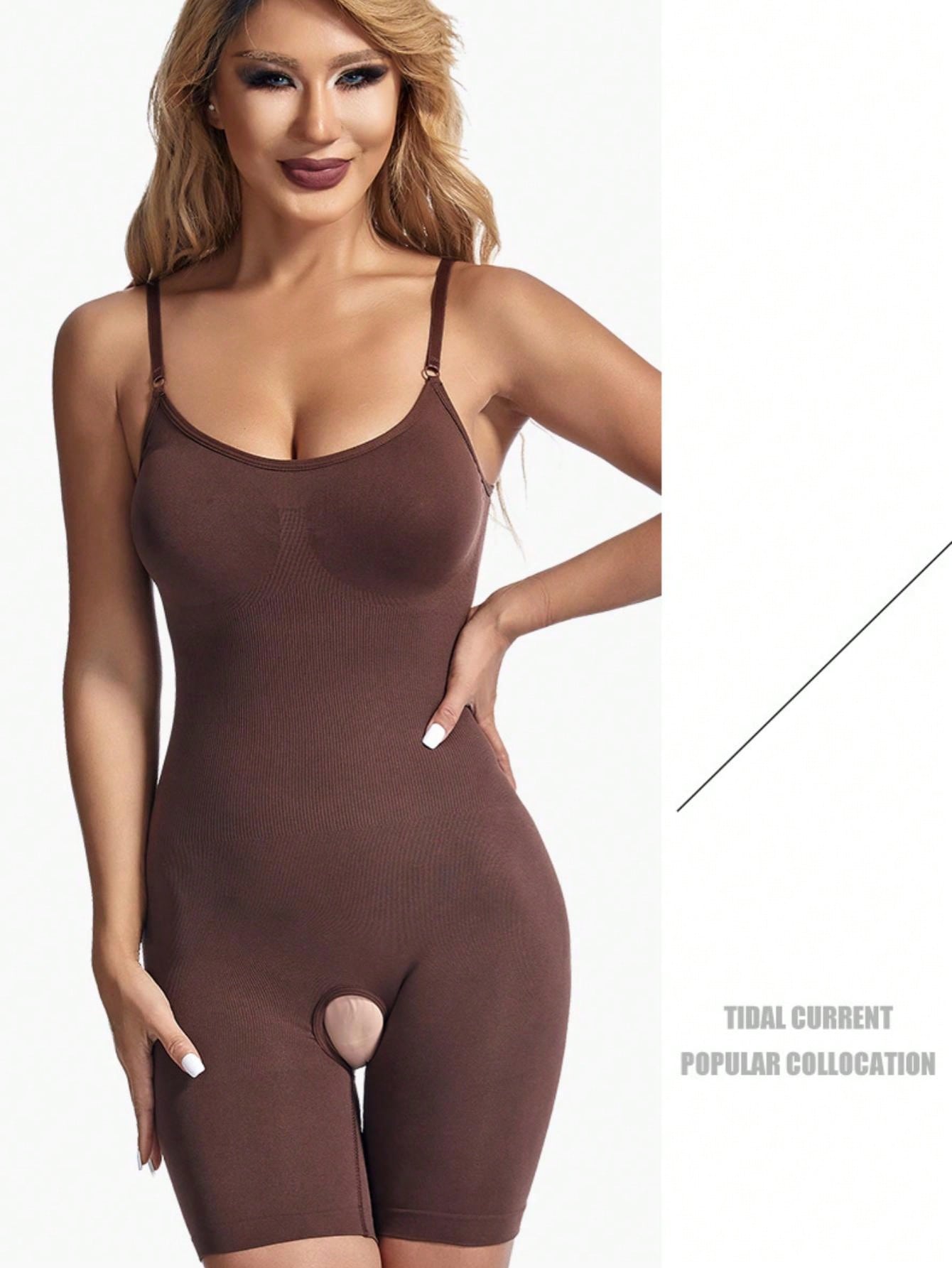 1pc Women'S Romper Shapewear, Thin, Postpartum, Reduce Tummy, Lift Hips