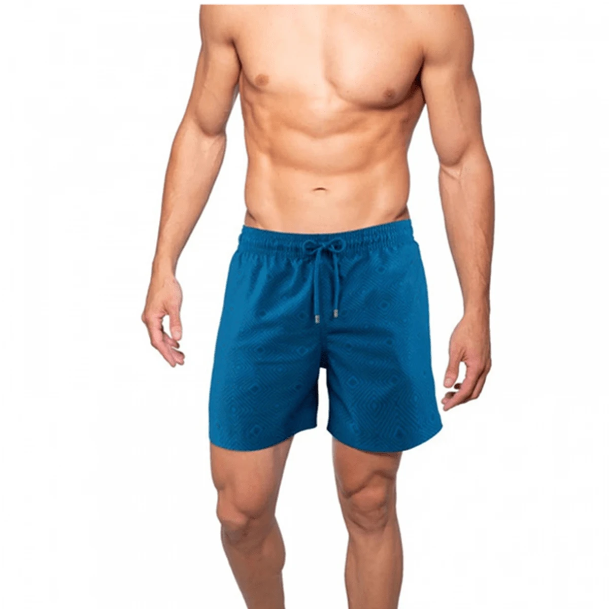 Men's Beach Shorts Men's Swimsuit Shorts Swimsuits - 藍色 - 查看 1