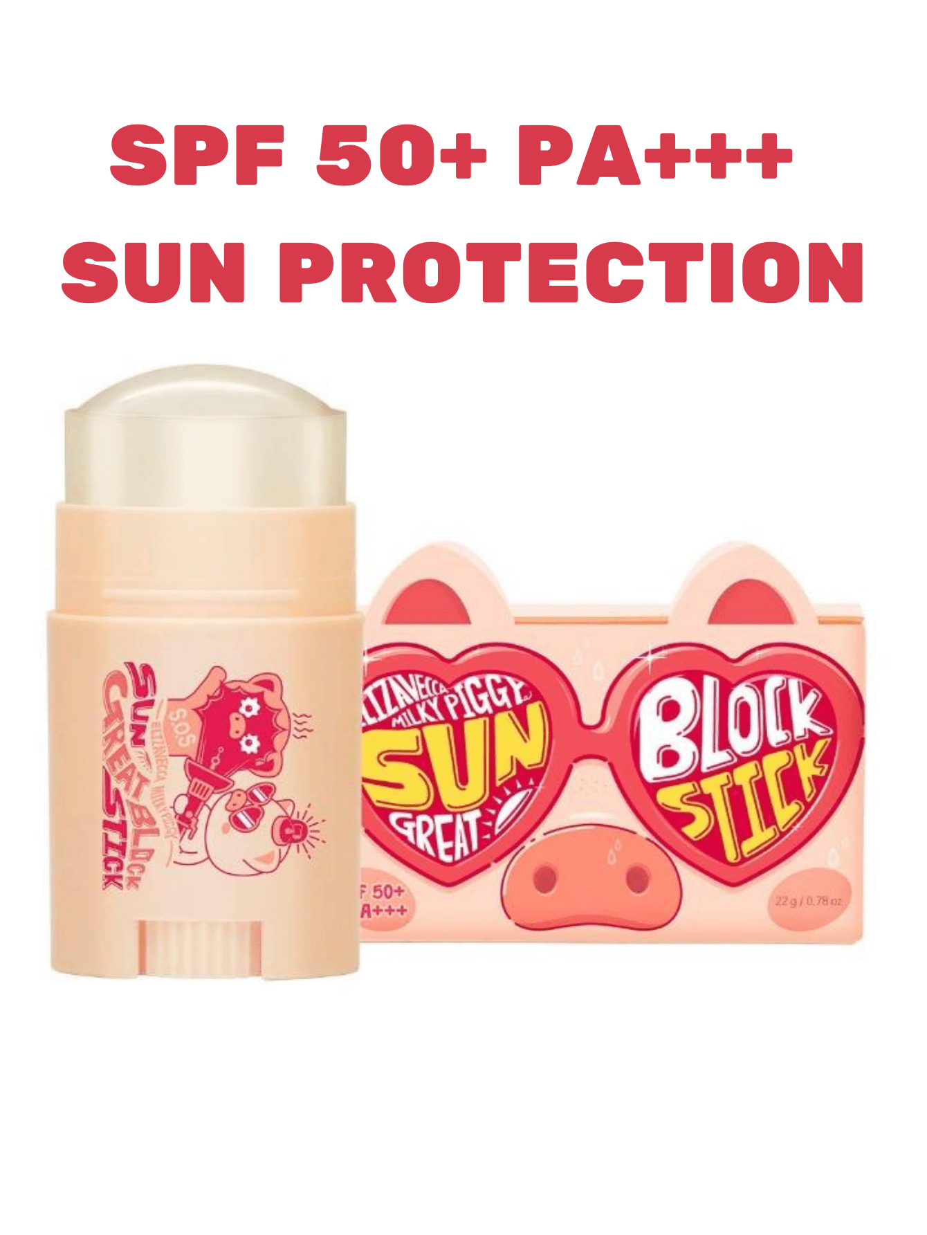 ELIZAVECCA Milky Piggy Sun Great Block Stick SPF 50 Sunscreen | SHEIN USA