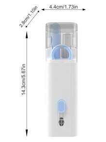 7 In 1 Cleaner Kit, Suitable Compatible With Airpods Cleaner Kit Including Screen Cleaning Spray, Washed Flannelette, Hidden Brush, Key Extractor, Detachable Memory Stick,Cleaning Nib, Phone Holder, Density Brush,Laptop Keyboard Cleaner Kit - 粉色 - 查看 10