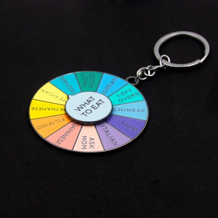 1 Pieza Juego Creativo E Interactivo Con Ruleta Giratoria De Material De Aleación Para Parejas Como Regalo - Multicolor - Ver 1