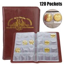 剪貼簿儲物盒家居裝飾120個口袋相簿持有器郵票相簿收集書幣相簿 - 款式四-黑色 - 查看 8