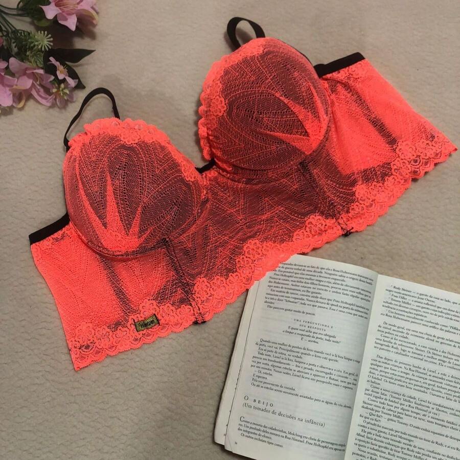 Plus Size Bras & Bralettes - 珊瑚粉 - 查看 1