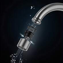 1PC SUS304 Stainless Steel Splash-proof Faucet, Embedded 7-shaped Single Cold Faucet, Sink Faucet - Silver - View 6