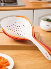 Japanese Style Ramen Noodle Ladle - Orange - View 3