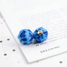 20pcs 1.5cm 8-Color Leopard Print Faux Mink Fur Pom Pom Pendant For Diy Earrings, Necklace And Craft Making - 20pcs - View 8