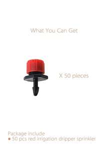 500 Pieces Of Little Red Riding Hood Irrigation Drippers, Suitable For Irrigation Operations In Gardens, Vegetable Fields, Orchards And Woods - Red - View 8