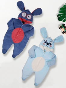 Baby Girls Jumpsuits - 藍色 - 查看 1