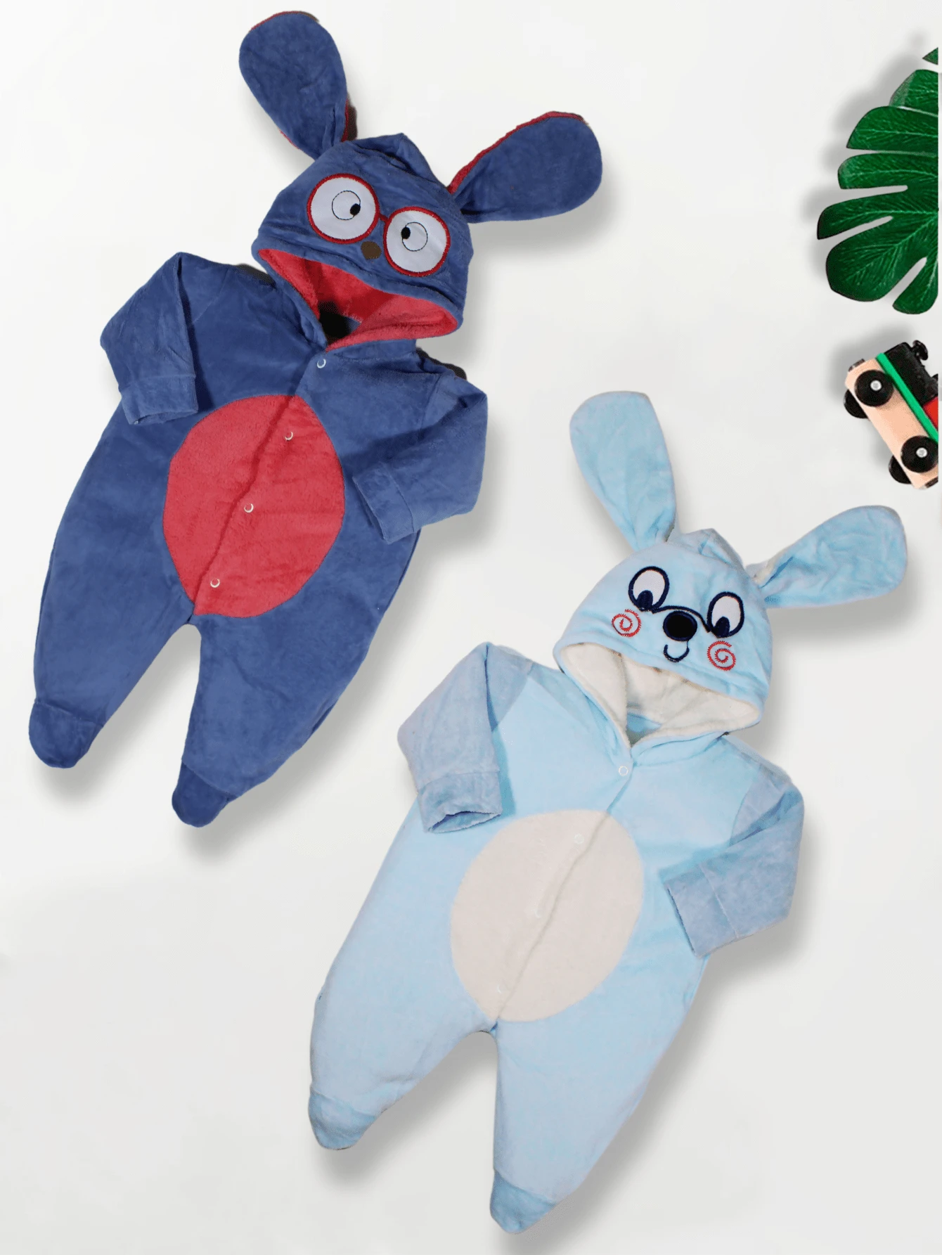 Baby Girls Jumpsuits - 藍色 - 查看 1