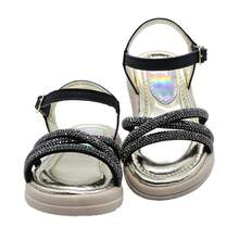 Kids Flat Sandals - 黑色 - 查看 3