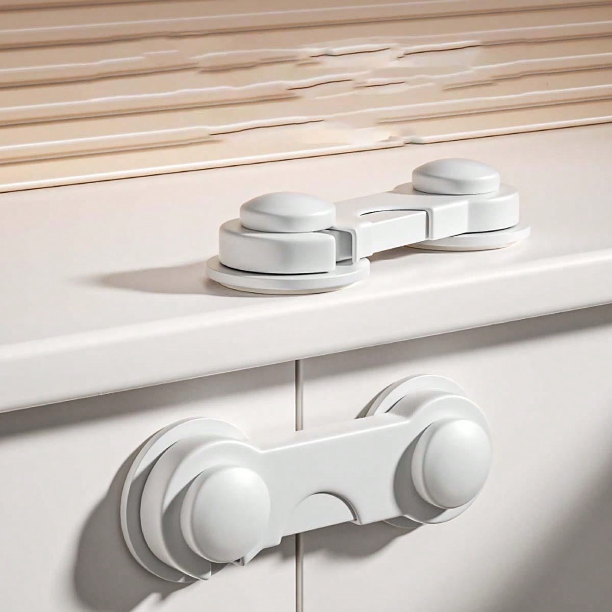 2pcs Child Safety Lock Set (1 Short + 1 Long) Drawer & Cabinet Door ...