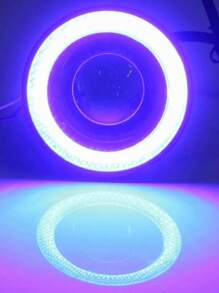 2faros Led Ojo De Ángel Niebla 3/3.5 Pulgadas Auto Universal - Azul - Ver 10