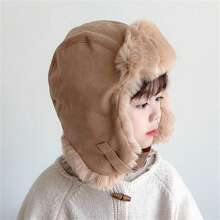 Gorro De Invierno Para Niños, Gorro Ruso Esponjoso A Prueba De Viento Con Protección Para Los Oídos Grueso Y Cálido Para Niño - Beis - Ver 7