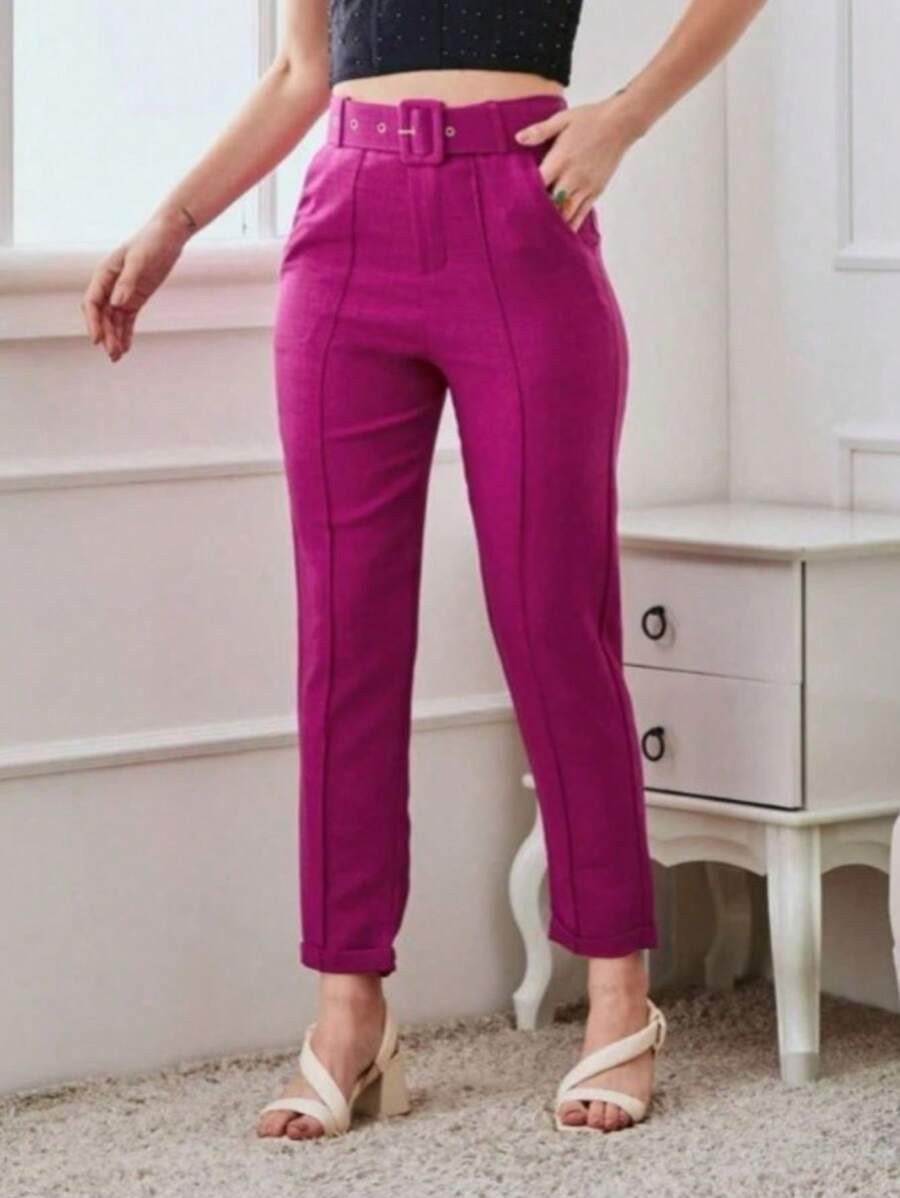 Women Pants - Màu Hồng Tươi - Xem 1