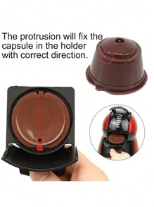 Taza Con Filtro De Cápsula De Café Reutilizable: Recargable, Perfecta Para Los Amantes De Nescafé Dolce Gusto, Estilo A