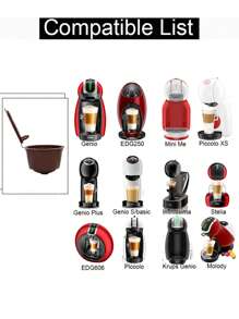 Taza Con Filtro De Cápsula De Café Reutilizable: Recargable, Perfecta Para Los Amantes De Nescafé Dolce Gusto, Estilo A
