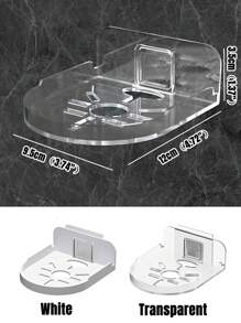 1pc Wall-mounted Camera Bracket, Monitoring Tray, Multifunctional Home Wall Shelf