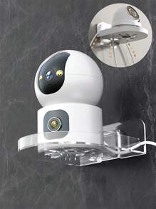 1pc Wall-mounted Camera Bracket, Monitoring Tray, Multifunctional Home Wall Shelf