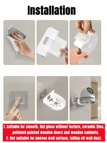 1pc Wall-mounted Camera Bracket, Monitoring Tray, Multifunctional Home Wall Shelf