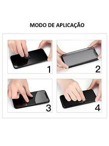 Película de Vidro 3D Compatível com LG K10 / K12 / K22 / K22 Plus / K40S / K41S / K51S / K52 / K62 / K71 - Transparente - Visão 2