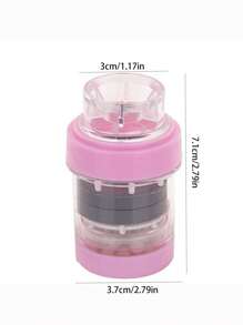 A Pink Faucet Water Filter Magnetized Anti-splash Shower Home Kitchen Faucet Tap Water Sand Removal Water Purification Filter - Pink - View 4