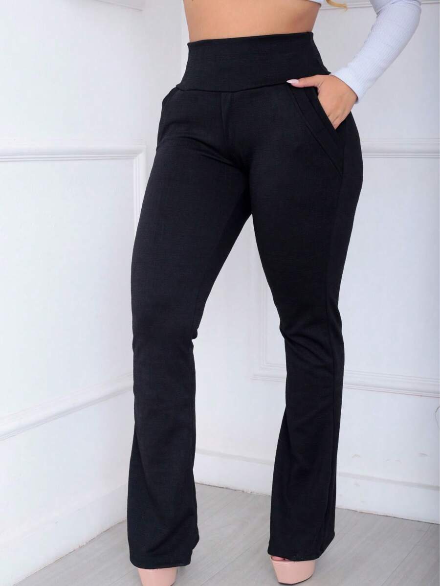 Women Pants - 黑色 - 查看 1