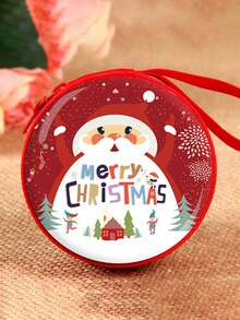 4pcs Random Christmas Decoration Coin Purse Gift - Multicolor - View 3
