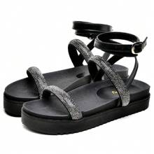 dubuy Women Platforms & Wedge Sandals - Black - View 1