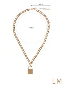 Quý cô Vàng Tấn Dây chuyền - Vàng - Xem 5