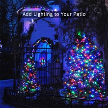 Led Solar Powered String Lights, Outdoor Yard , 8 Modes - Multicolor - Multicolor - View 6
