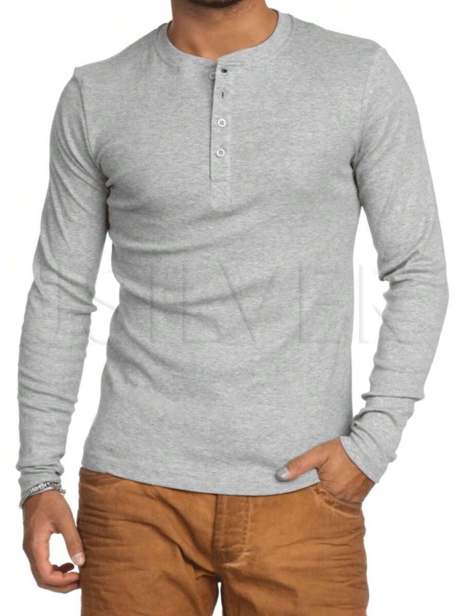 Men T-Shirts - 灰色 - 查看 1