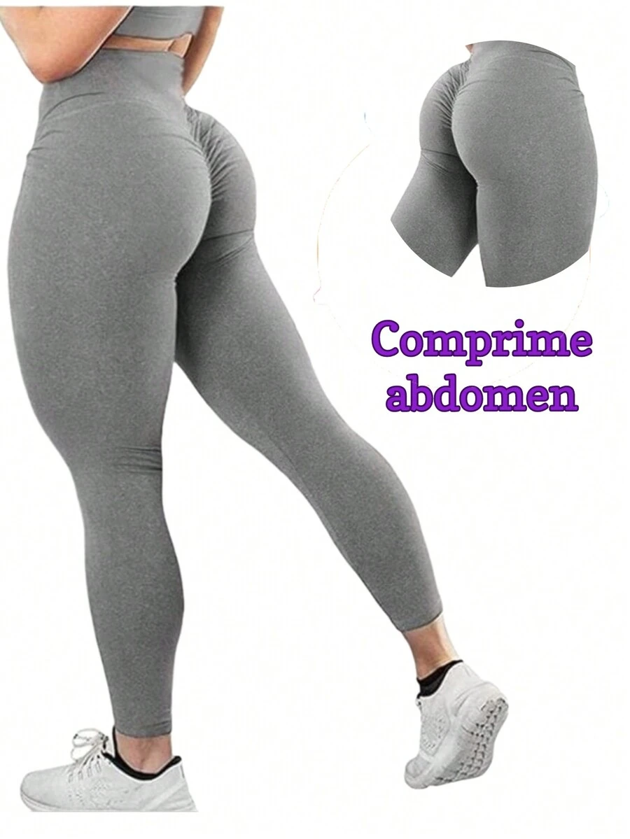 Colombian Sports PUSH UP Leggings - 灰色 - 查看 1