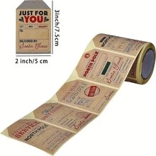 200pcs/rolls Stickers Christmas Decoration Gift Series Stickers And Labels - Multicolor - View 3