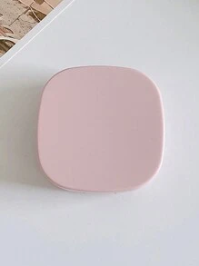 1 pieza Estuche portátil minimalista cuadrado para lentes de contacto, soporte de unicolor DIY para lentes de contacto - Multicolor - Ver 5