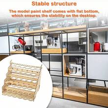 1pc 22*22*26.2cm Creative Diy Manual Storage Rack For Models, Tools, Paints, Multiple Specifications - Multicolor - View 2