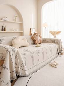 1入組新式萬向軟毛現代北歐風格沙發套,戶外休閒椅毯,沙發套,四季通用,高級全包覆式套,沙發毯 - 彩色 - 查看 3